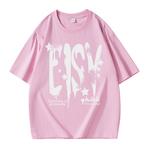 Футболка унисекс YIVIKII, розовый - фото
