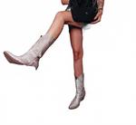 Черное мини-платье Cross Blue B - фото 3