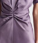 Платье миди из атласа со сборками Victoria Beckham, Iris - фото 5