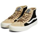 Туфли Vans SK8 HI Canvas унисекс, Black/Brown - фото 4