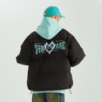 Пуховик унисекс OXO OVERLOAD, черный (в комплекте с толстовкой оверсайз) - фото 4