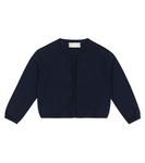 Детский хлопковый кардиган Il Gufo, синий - фото