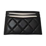 Женский кардхолдер из ягненка черный CHANEL - фото 3