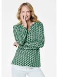 Блуза GOLDNER, цвет grün/gemustert - фото