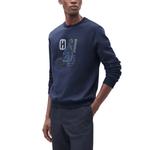 HERMES Толстовка SS25 мужская Deep Sea Blue - фото