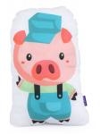 Подушка Happy Friday Piggys, текстиль - 40 х 1 х 30 см - фото