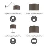 Абажур Home sweet home collection, серо-коричневый - фото 6