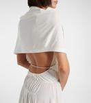 Мини-платье со сборками Alaïa, Blanc - фото 5