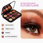 Палитра теней Connect In Colour Eyeshadow Palette Future Flame MAC - фото 4
