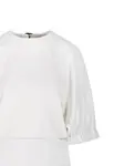 Платье мини Rum с объемными рукавами MAX MARA, белый - фото 4