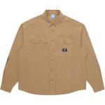 Рубашка унисекс UNDEFEATED, коричневый - фото