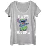 Футболка Disney's Junior's Lilo & Stitch Always Good Times Licensed Character - фото
