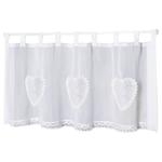 Штора Home Wohnideen Corazon, 60 см, белый - фото