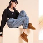 Зимние ботинки женские коричневый Istep - фото 6