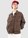 Зимняя куртка Vans Skate Garage Denim Jacke, coal brown - фото