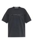 Футболка с логотипом Alexander Wang, серый - фото