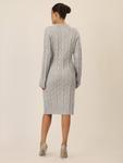 Вязаное платье APART, mottled grey - фото 6