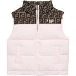 FENDI Утепленная куртка FW24 Pink Kids' - фото