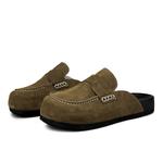 Сабо с закрытым носком унисекс Xie She, хаки - фото 51