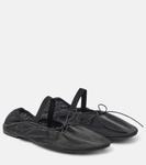 Сетчатые балетки с перчатками Proenza Schouler, черный - фото