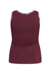 Топ Kaffe Curve KComia Top, Windsor Wine/Dark Red - фото 6