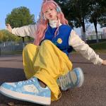 Кроссовки Doraemon Skateboarding Shoes Unisex Low-top, синий - фото 47