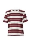 Футболка s.Oliver STREIFEN-MIT PATCH, Bordeaux - фото 5
