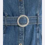 Джинсовое платье с поясом Liu Jo, синий - фото 4