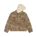 Многослойная джинсовая куртка Aape, светло-фиолетовый PPL - фото