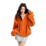 NEVER RULE Кардиган с капюшоном Unisex Orange - фото 3