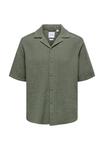 Рубашка Latham рубашка с коротким рукавом Only & Sons, зеленый - фото