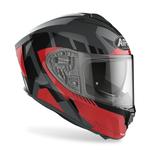 Шлем Airoh spark rise, Black/Grey/Red - фото 2
