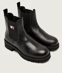 Кожаные ботильоны Tommy Jeans, черный - фото 3