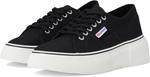 Кроссовки 2287 Bubble Line Superga, цвет Black/White - фото
