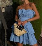 Джемма Бандо Платье в небесно-голубом цвете GLAMOROUS - фото 3