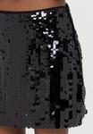 Юбка Gina Tricot Petite SEQUIN MINI SKIRT, Black - фото 4