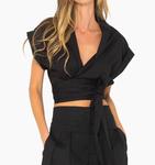 Топ Kasey в черном цвете JBQ - фото