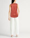 Топ Brunello Cucinelli, оранжево-коричневый - фото 3