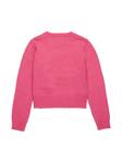 Diesel Kids свитер с вышитым логотипом, розовый - фото 2