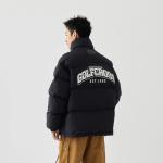 GOLFCROSS Пуховик Унисекс Черный/Белый, White - фото 11