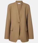 Сигнале блейзер из хлопкового твила Max Mara, Noce - фото