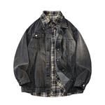 Fax For Fmacm Джинсовая куртка унисекс FMACM, Синий + Синий [Рубашка] - фото 14