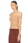 Сетчатый топ Aruba SER.O.YA, цвет Carmel - фото 3