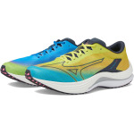 Кроссовки Wave Rebellion Flash Mizuno, цвет Bolt/Ombre Blue - фото