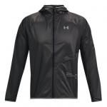 Куртка qualifier storm packable jacket 'black grey' Under Armour, черный - фото