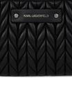 Клатч KARL LAGERFELD WEAVE SHOULDER POUCH, Black-Nickel/Black - фото 5
