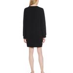 MOSCHINO Женское черное платье с длинными рукавами - фото 4