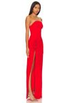 Платье Amanda Uprichard X REVOLVE Wolfe Gown, цвет Crimson - фото 2