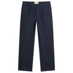 Assembly брюки Folk, темно-синий herringbone - фото