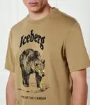 Футболка Regular fit Iceberg, бежевый - фото 4